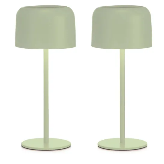 OUTLET SFIXX DUAL POWERED INDOOR OUTDOOR TABLE LAMP 2 PACK