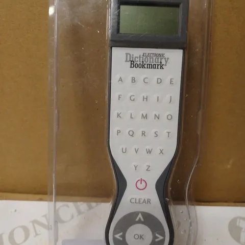 IF ELECTRONIC DICTIONARY BOOKMARK 