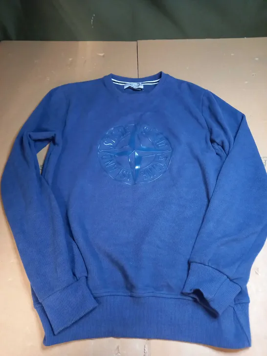 STONE ISLAND BLUE JUMPER - SIZEUNSPECIFIED