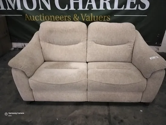 QUALITY BRITISH DESIGNED & MANUFACTURED G PLAN JACKSON 3 SEATER RUSH SAND FABRIC