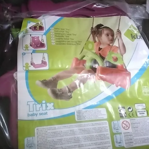 BOXED BABY SWING SEAT PURPLE 