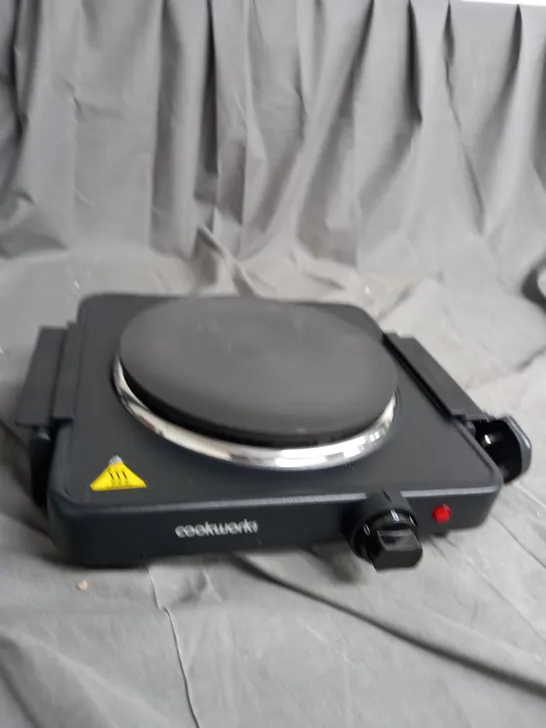 BOXED COOKWORKS BLACK TABLE TOP HOTPLATE