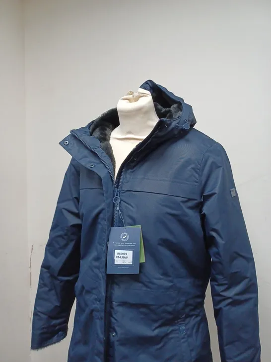 REGATTA GREAT OUTDOORS WINTER COAT NAVY - WOMENS SIZE 14