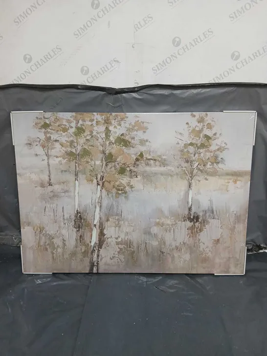 SEALED LANDSCAPE TREES PRINTED CANVAS 