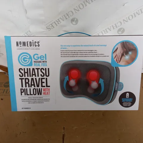 HOMEDICS SHIATSU TRAVEL PILLOW WITH HEAT