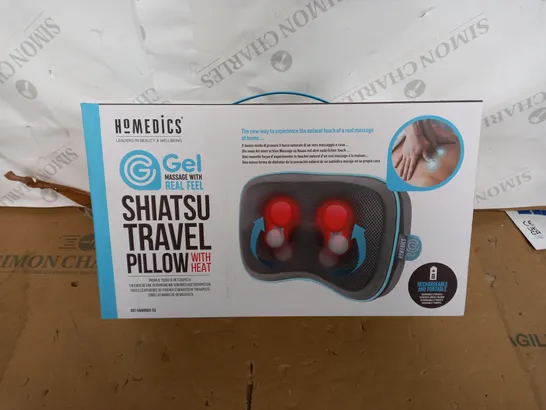 HOMEDICS SHIATSU TRAVEL PILLOW WITH HEAT