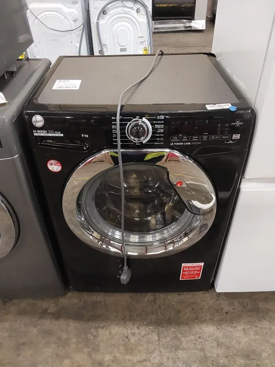 HOOVER HWASH 300 PLUS 9KG FREESTANDING WASHING MACHINE IN BLACK, MODEL: H3WS 69TAMCBE-80