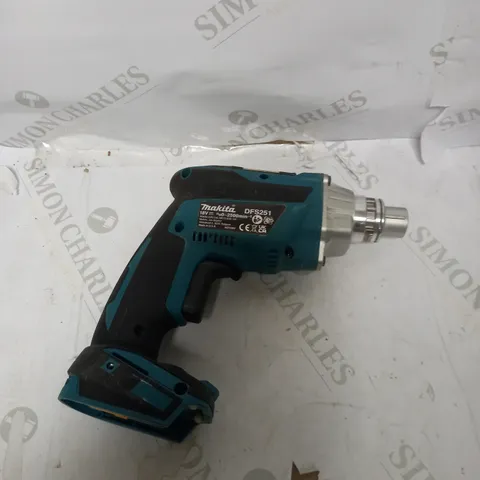 MAKITA DFS251 CORDLESS SCREWDRIVER 