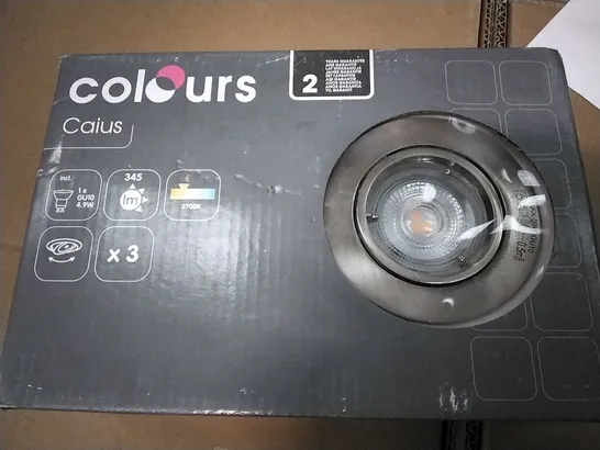 BOXED CAIUS BUILT IN LIGHT WITH 3 BULBS