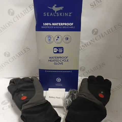 SEALSKINZ WATERPROOF HEATED CYCLE GLOVES