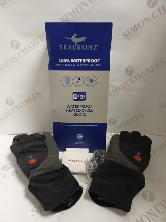 SEALSKINZ WATERPROOF HEATED CYCLE GLOVES