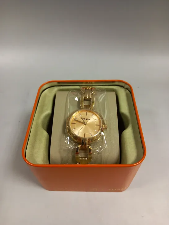 BOXED FOSSIL ROSE GOLD DESIGN WOMENS WATCH 