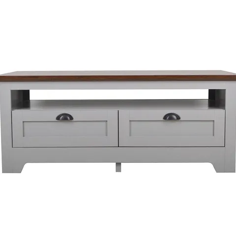 DEVON STORAGE COFFEE TABLE GREY/WALNUT 