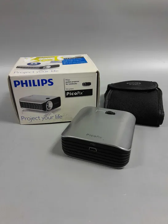 BOXED PHILIPS PICOPIX POCKET PROJECTOR 