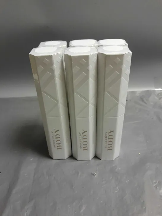 BOX OF 24 BURBERRY BODY SHOWER CREAM 100ML