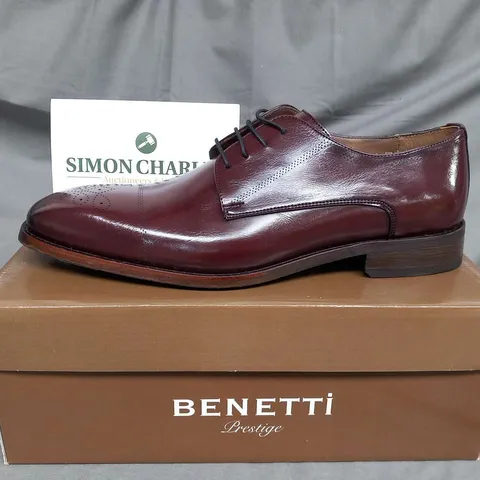 BRAND NEW BOXED BENETTI LOUIS BORDO LEATHER SIZE 45