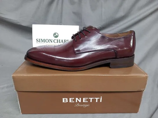 BRAND NEW BOXED BENETTI LOUIS BORDO LEATHER SIZE 45