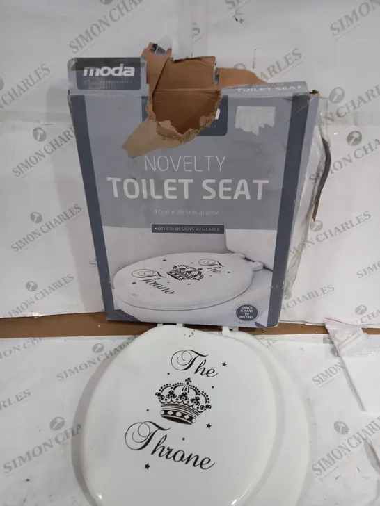 BOXED MODA NOVELTY TOILET SEAT 