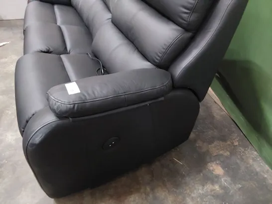 QUALITY BRITISH MANUFACTURED DESIGNER G PLAN GREENWICH 3 SEATER ELECTRIC RECLINING DOUBLE L854 CAMBRIDGE BLACK 