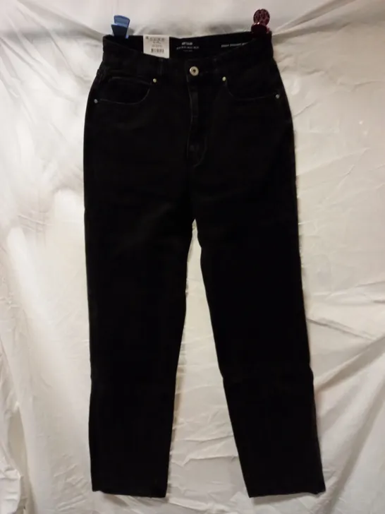 APPROX 16 BRAND NEW COTTON:ON BAGGY STRAIGHT JEAN, MIDNIGHT BLACK, SIZE 6