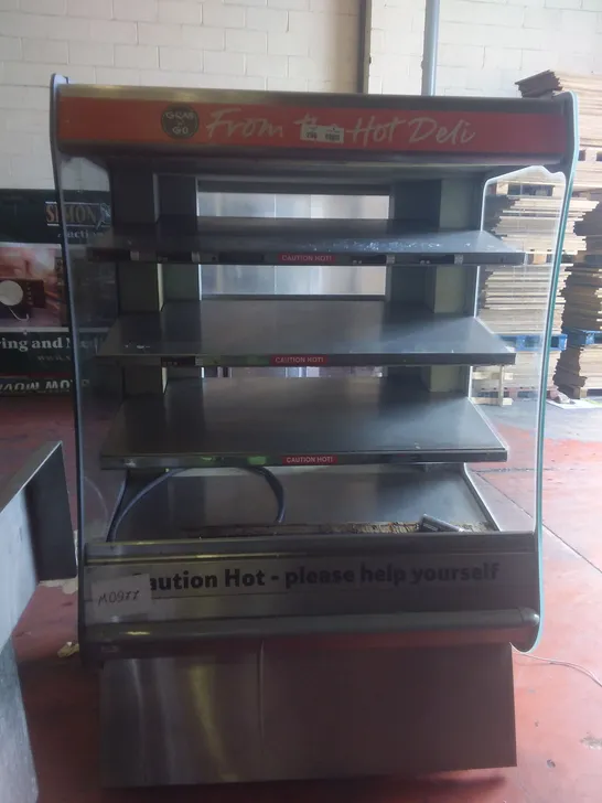 HEATED SELF SERVE DISPLAY UNIT WITH REAR ACCESS DOORS