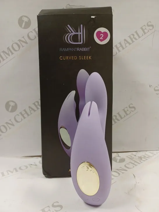 BOXED ANN SUMMERS RAMPANT RABBIT CURVED SLEEK VIBRATOR 