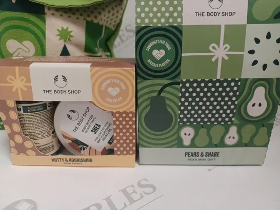 LOT OF 3 ASSORTED BODY SHOP GIFT SETS