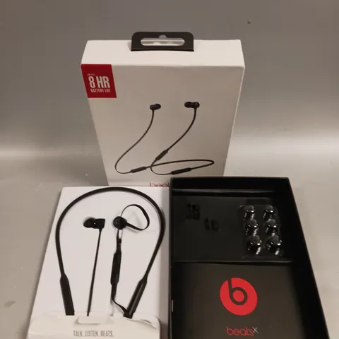 BOXED BEATS X WIRELESS BLUETOOTH HEADPHONES - BLACK 