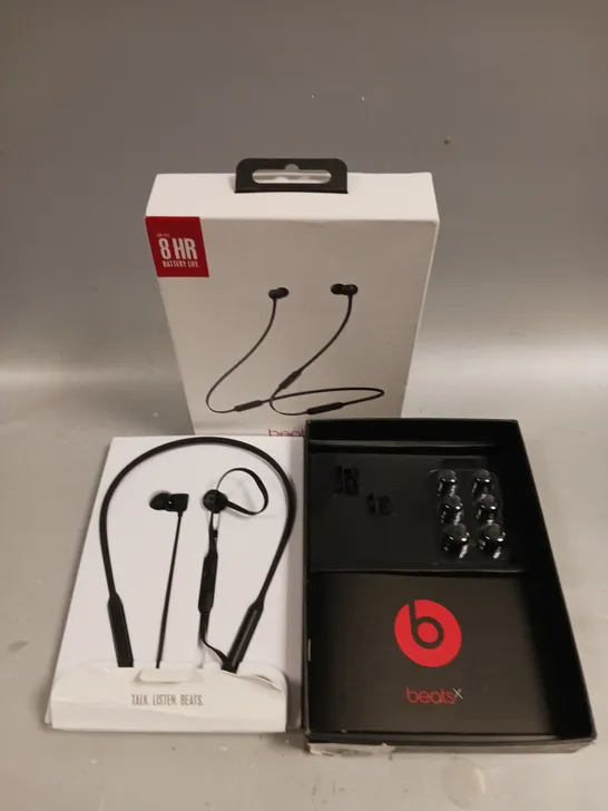 BOXED BEATS X WIRELESS BLUETOOTH HEADPHONES - BLACK 