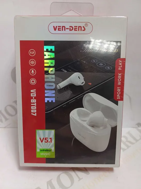 SEALED VEN-DENS VO-BT007 TRUE WIRELESS EARBUDS