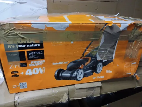 WORX CORDLESS LAWN MOWER WG779E.2