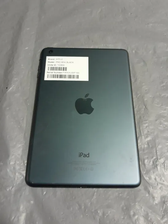 UNBOXED APPLE IPAD MINI IN BLACK - A1432