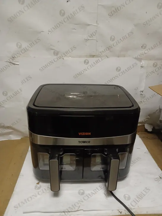 TOWER T17100 VORTX VIZION 9L DUAL BASKET AIR FRYER