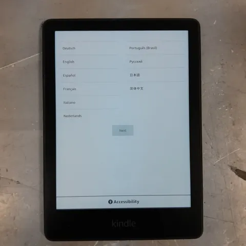 AMAZON KINDLE PAPERWHITE E-READER 