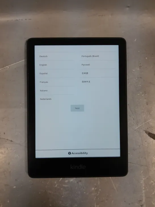 AMAZON KINDLE PAPERWHITE E-READER 