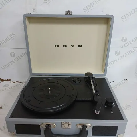 BOXED BUSH CLASSIC TURNTABLE IN GREY