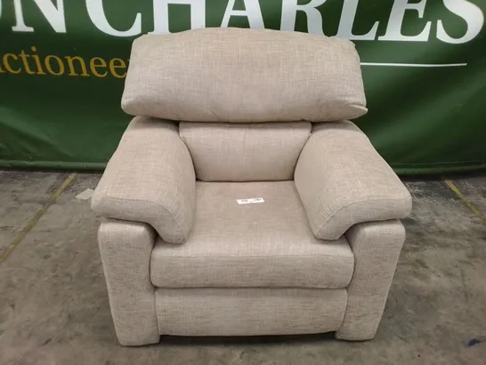 LARGE ARMCHAIR - CREAM FABRIC