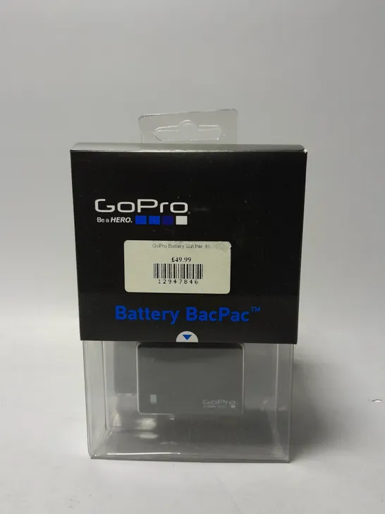 BOXED GOPRO BATTERY BACPAC 