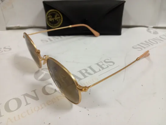 RAY-BAN RB3447 ROUND METAL SUNGLASSES 