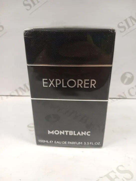 BOXED AND SEALED EXPLORER MONT BLANC EAU DE PARFUM 100ML