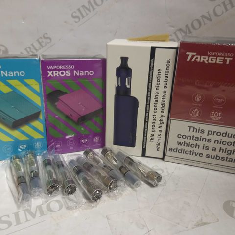 LOT OF APPROXIMATELY 30 ASSORTED VAPING DEVICES & ACCESSORIES