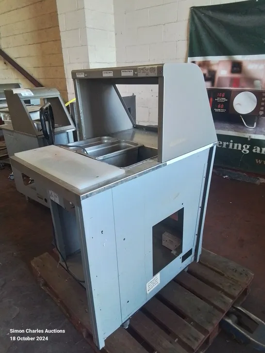 COMMERCIAL DUKE SUB-HF-R25 FOOD WARMING STEAM TABLE SUBWAY STATION (USED)