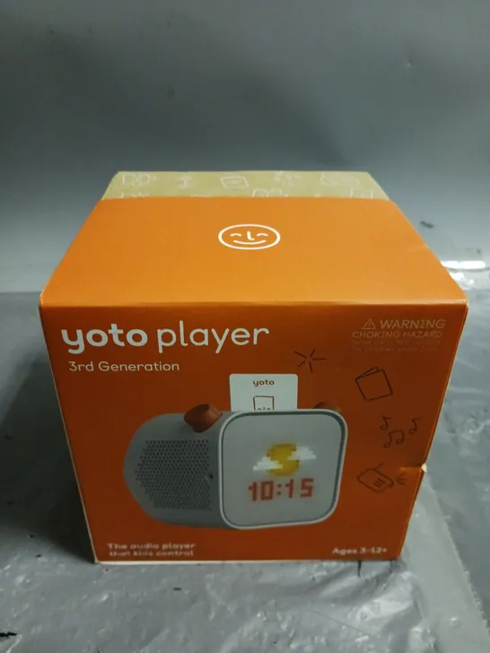 BOXED YOTO PLAYER (3RD GEN)