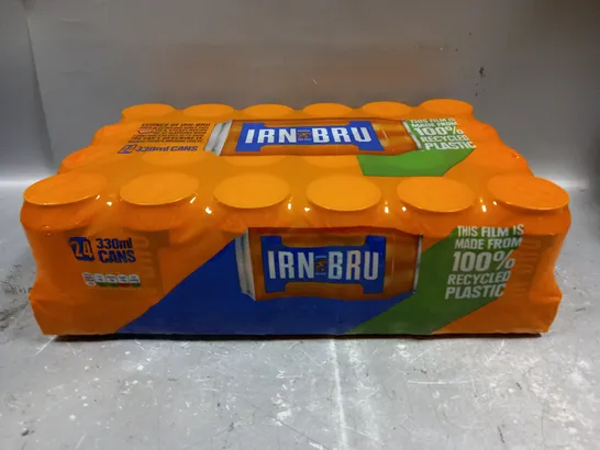 24 X SEALED IRN BRU DRINKS - 24 X 330ML - COLLECTION ONLY 