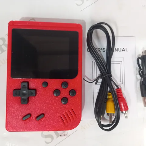 UNBRANDED GAME BOX HANDHELD CONSOLE IN RED