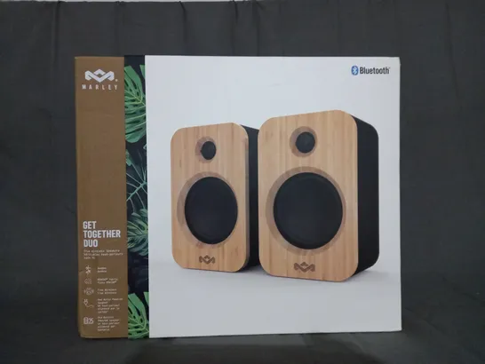 BOXED HOUSE OF MARLEY GET TOGETHER DUO TRUE WIRELESS SPEAKERS 