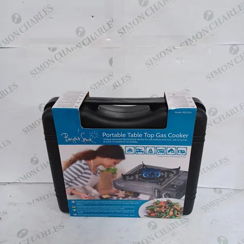 BRIGHT SPARK PORTABLE TABLE TOP GAS COOKER 