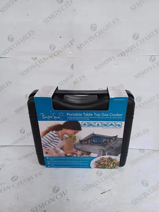 BRIGHT SPARK PORTABLE TABLE TOP GAS COOKER 