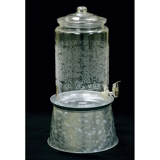 BOXED KRISTOPHER ETCHED 7.4L BEVERAGE DISPENSER 