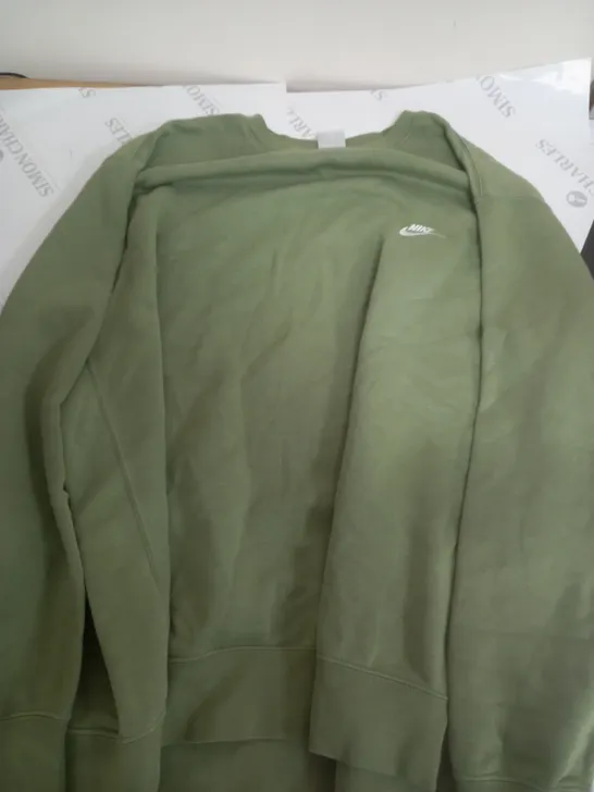 NIKE DARK GREEN CREW NECK JUMPER - 3XL